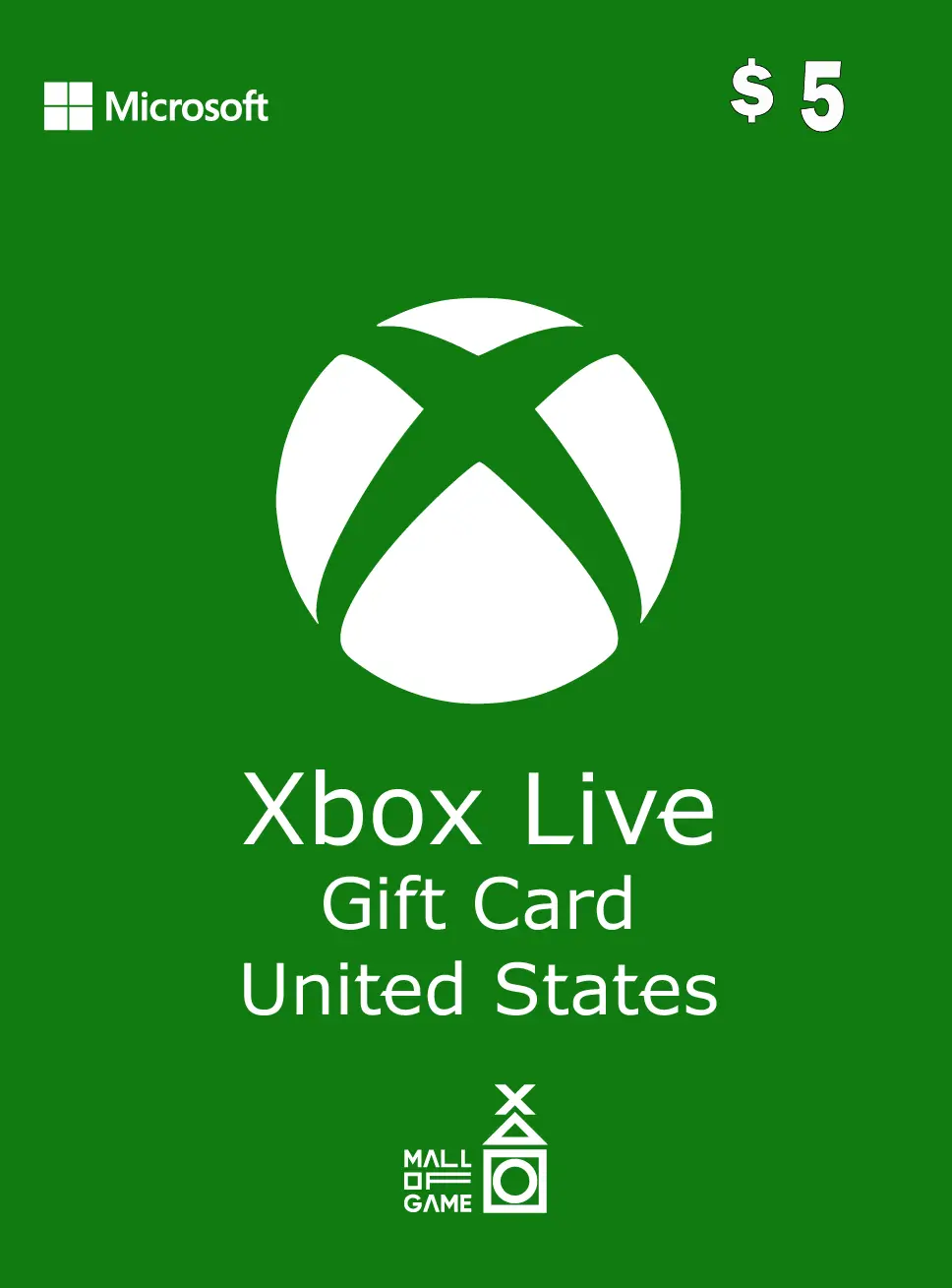 Xbox Live Gift Card - US$ 5